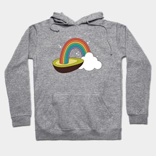 Rainbow Avocado Hoodie